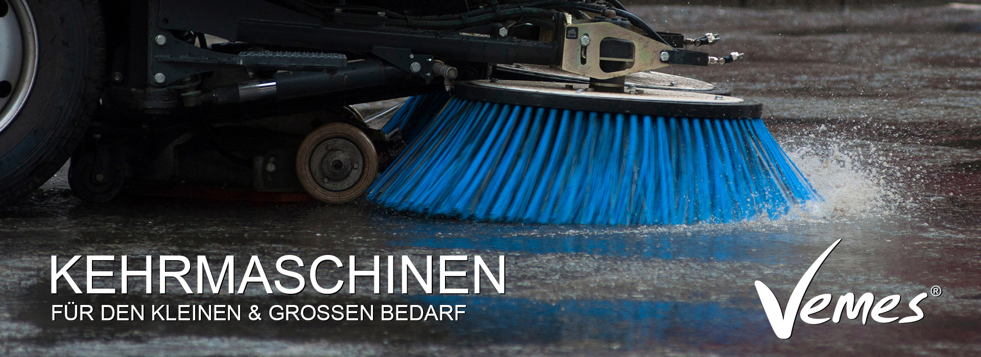 Kehrmaschinen und Kehrtechnik Vemes Vermietung Verkauf Service Reperatur